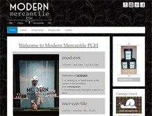 Tablet Screenshot of modernmercantilepgh.com